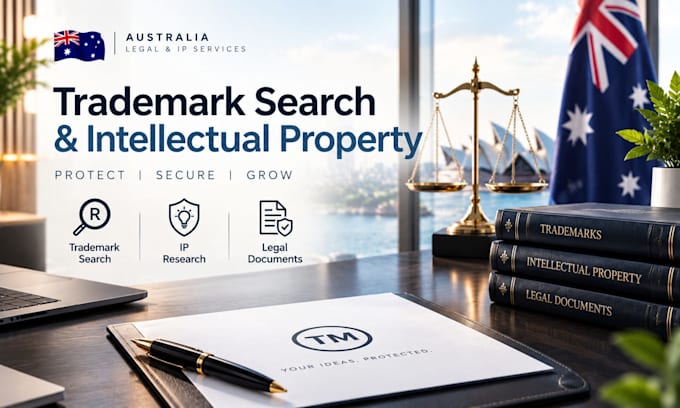 provide trademark search, intellectual property, legal document