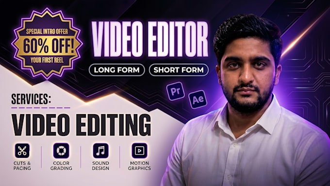 professionally edit your long form and short form videos