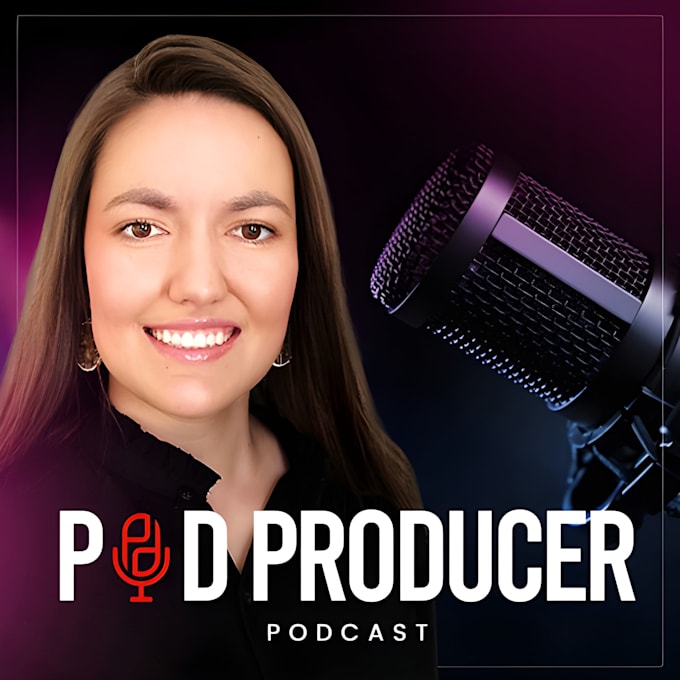 make custom creative podcast cover art logo or any graphics design