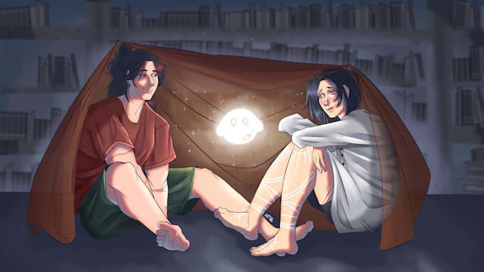 anime manga style illustrations
