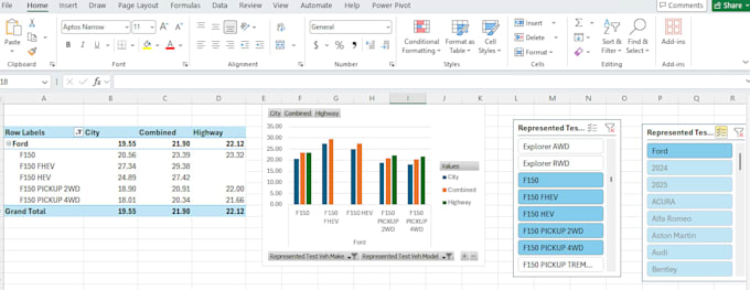 create excel automated dashboards