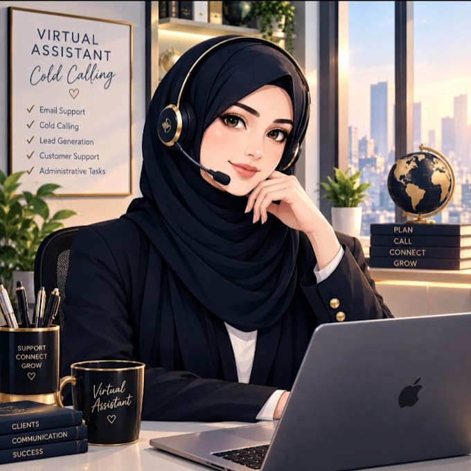 be your professional virtual assistant and cold calling expert