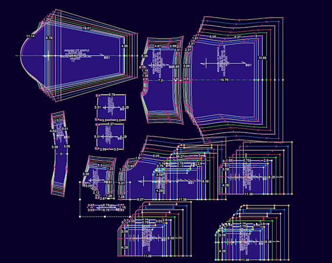 do professional optitex clothing pattern for jacket coat and activewear