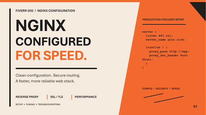 configure, install or migrate your nginx instance
