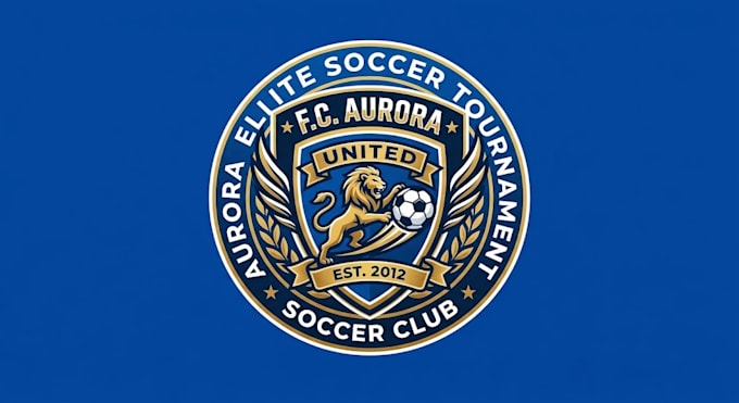 create soccer tournament club team logo