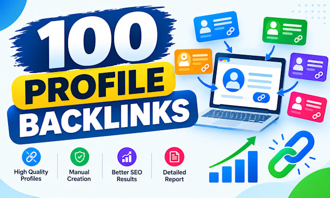 create high quality SEO profile backlinks for your website