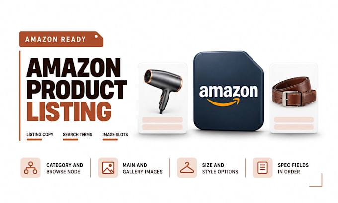 do professional amazon product listing data entry manually