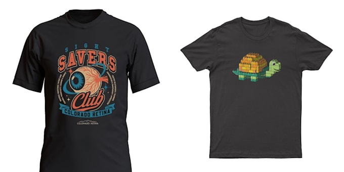 do retro vintage t shirt logo design