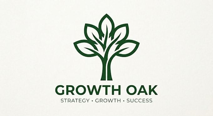 make modern minimalist business tree logo design