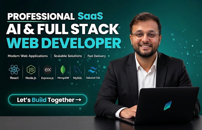 build full stack ai saas web app, mvp, or ai website