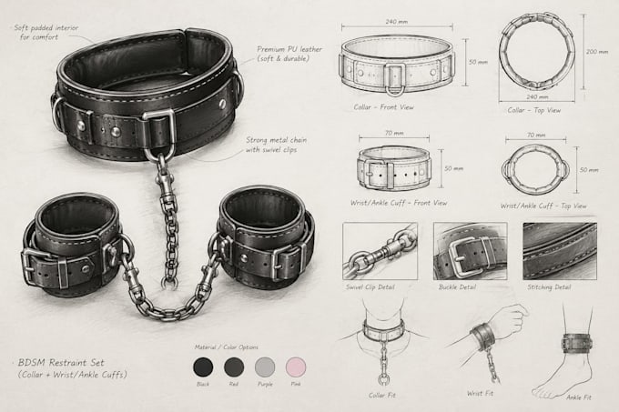 design custom bdsm products, accessories, and prototypes