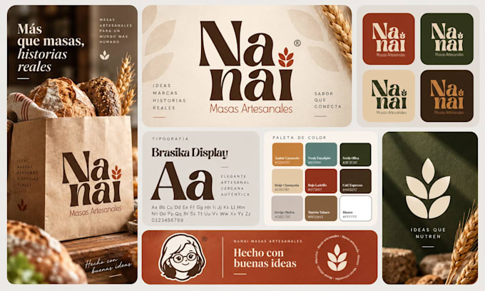 design a modern logo, branding kit and brand identity