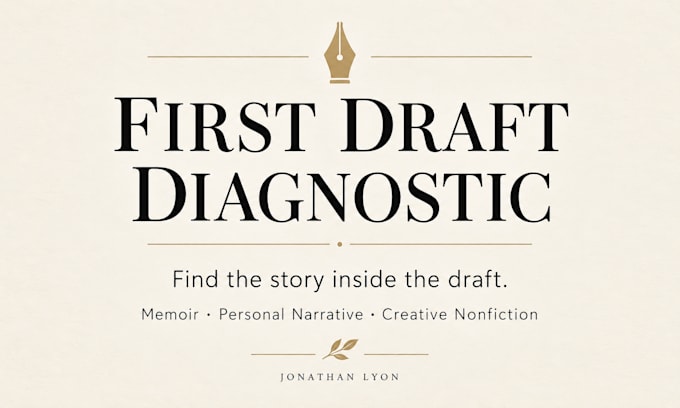 beta read and diagnose your memoir or personal narrative