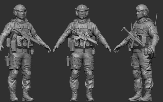 sculpt custom dnd miniature rpg tabletop 3d model for 3d printing