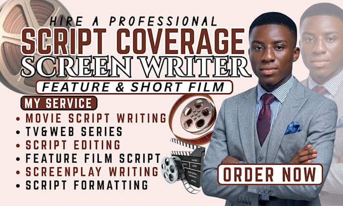 provide script coverage, feedback, notes, analysis for screenplay or tv script