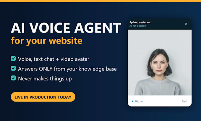 build an ai voice agent for your website