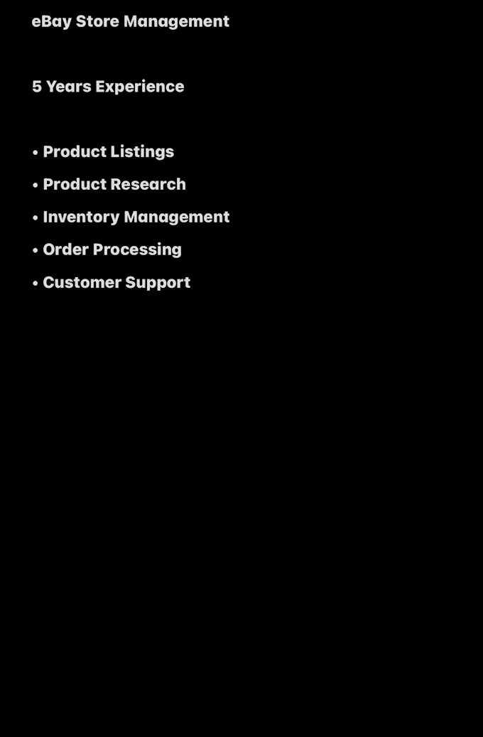 manage your ebay store