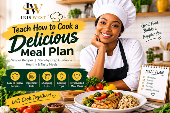 teach how to cook a delicious meal plan