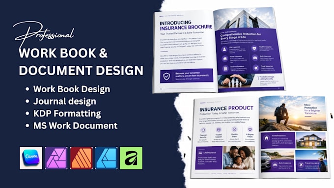 do affinity publisher workbook journal design, ms word document kdp formatting