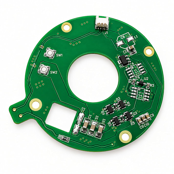 design smart ring wearable pcb miniaturized ble low power sensor electronics iot