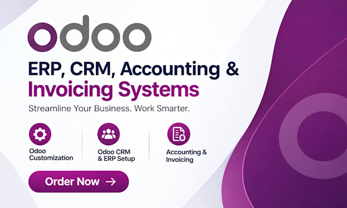 deploy and customize odoo erp, CRM, accounting and invoicing systems