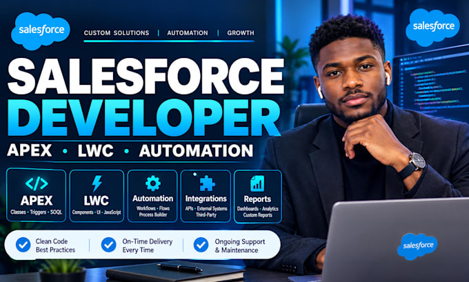 build salesforce screen flows apex and lwc for sales and service cloud