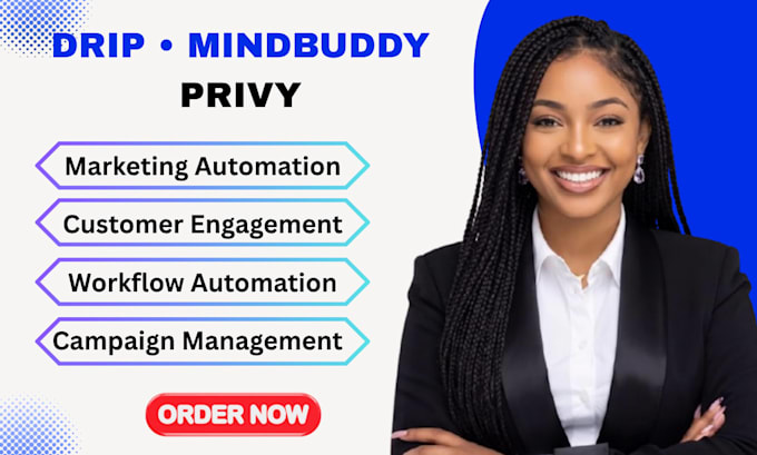 setup drip mindbuddy and privy marketing automation