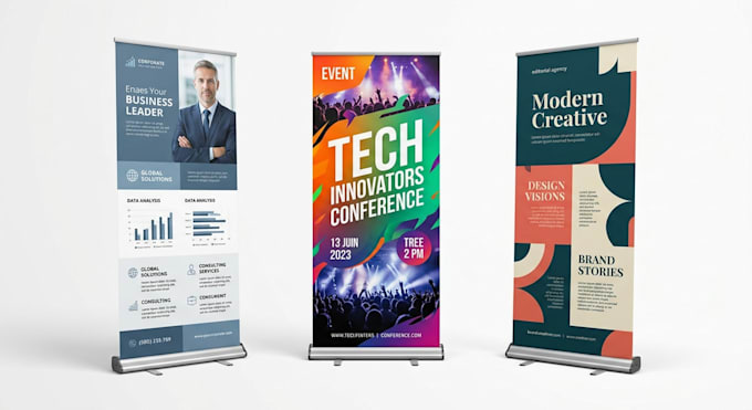 design professional signage, banners, and large format graphics