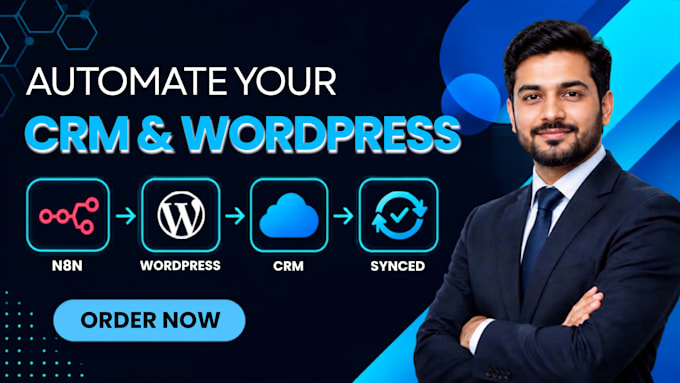 automate your CRM and wordpress workflows using n8n