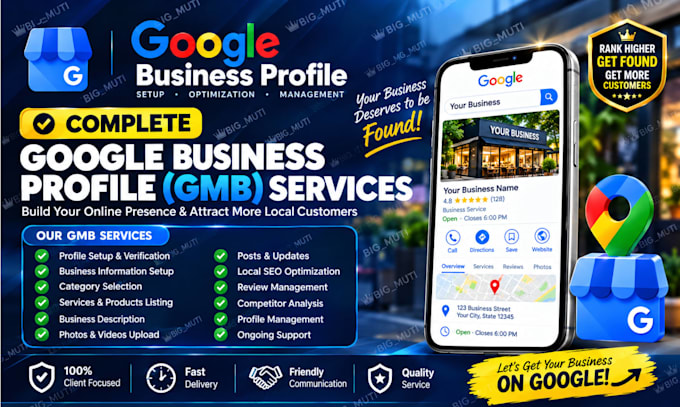 create google my business listing for your business gmb profile setup