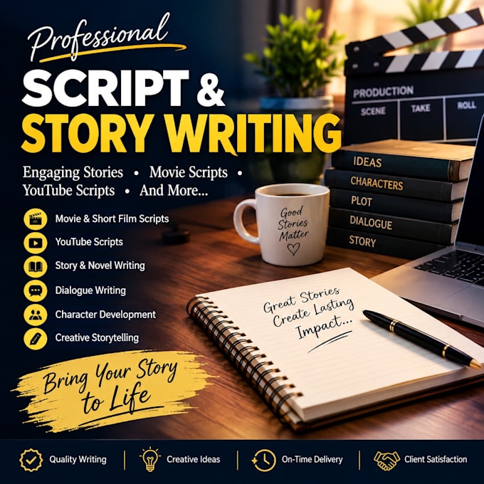 write engaging scripts and stories