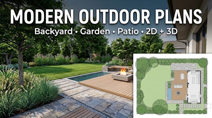 create modern backyard front yard patio and garden plans