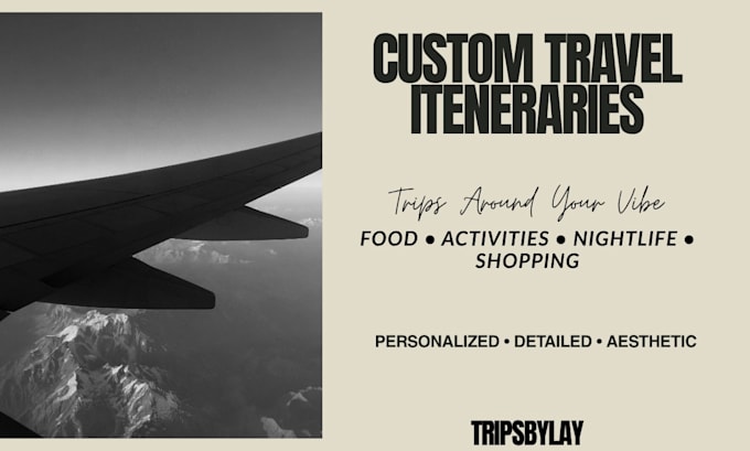 create a personalized travel itinerary for your trip