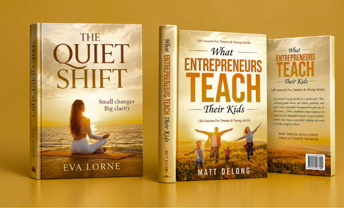 do self help book cover personal development and business book design for KDP