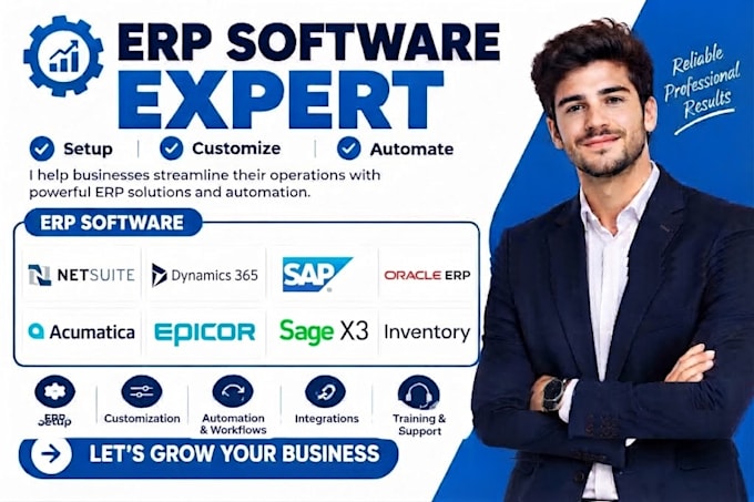 setup netsuite dynamics 365 sap oracle erp acumatica epicor sage x3 inventory