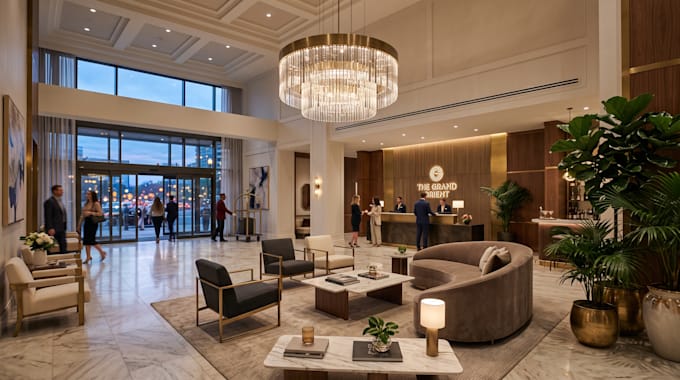 3d architectural visualization hotel resort restaurant interior exterior render