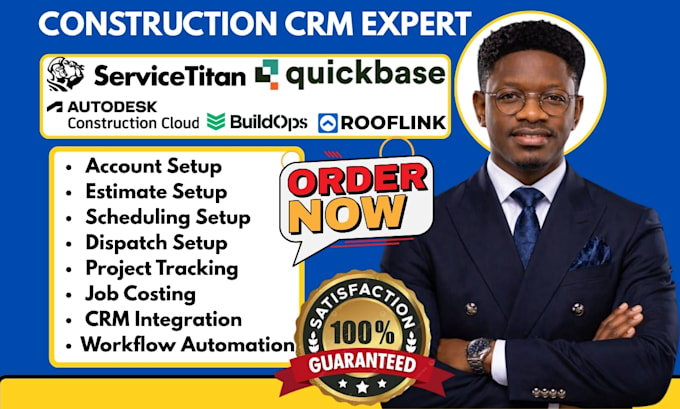 setup servicetitan quickbase build ops autodesk constuction cloud rooflink
