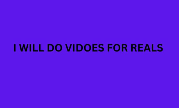 do short videos for reals