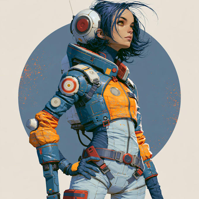 draw sci fi illustration and sci fi sci fi illustration