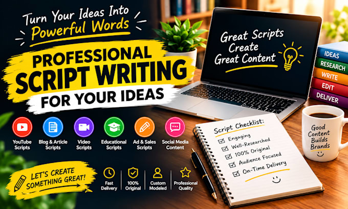 write engaging and viral youtube video script