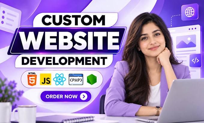 do website development as full stack web developer, front end, backend developer