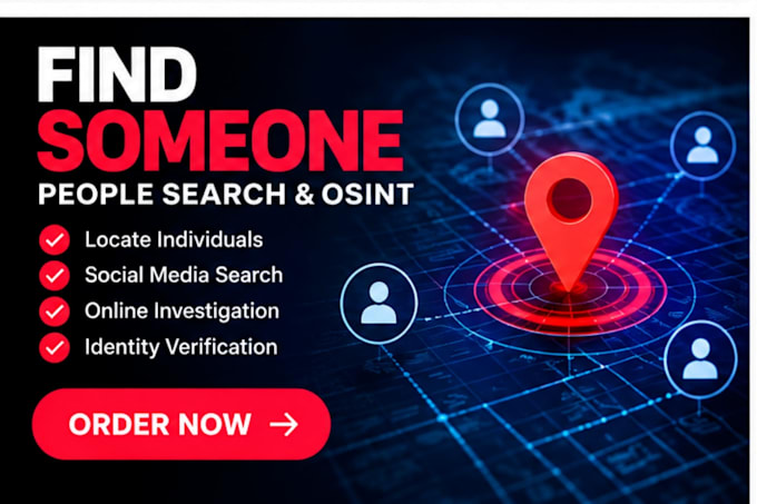 find someone using osint, people search and online investigation