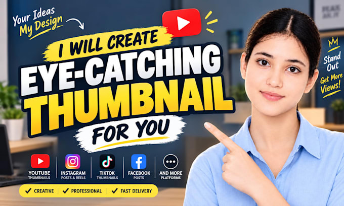 design the best youtube thumbnail