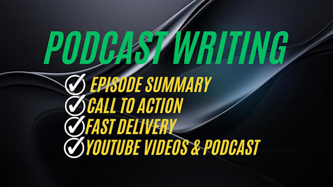 write SEO professional podcast show notes