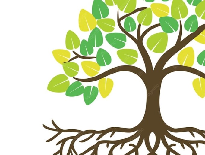 do modern tree logo design
