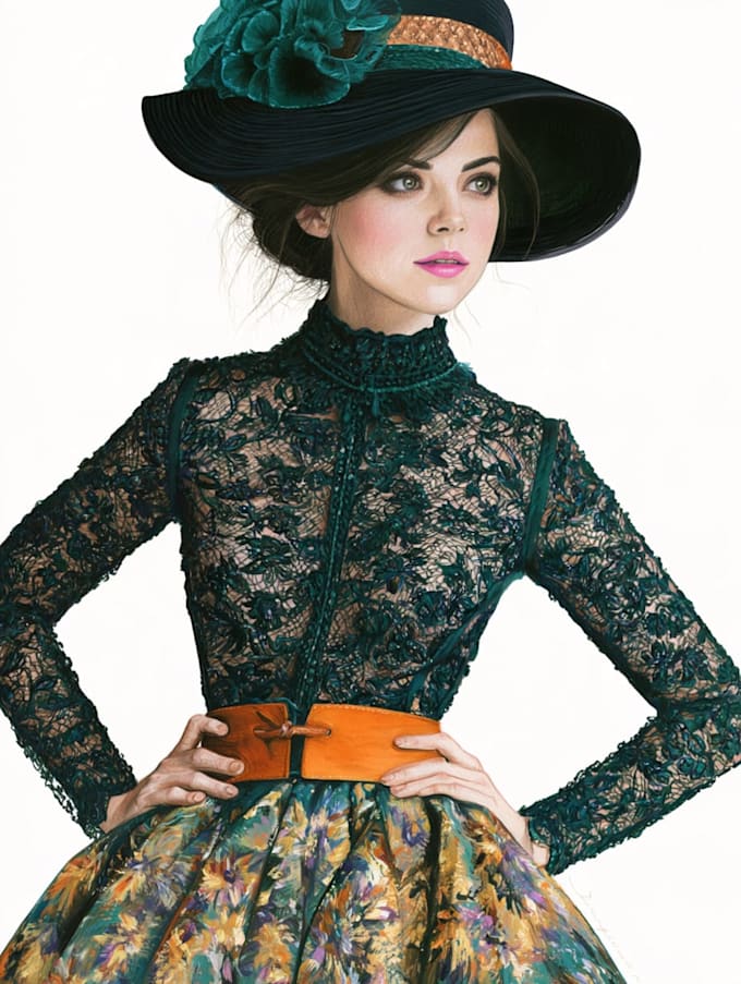 draw a fashion illustration