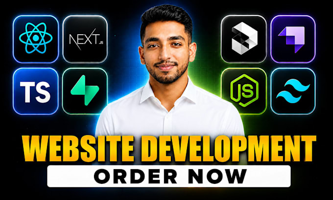build custom website, website development, full stack developer frontend web app