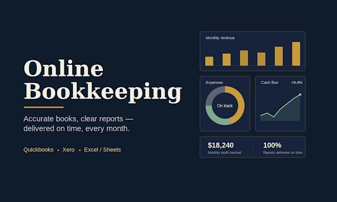 provide online bookkeeping and financial record management