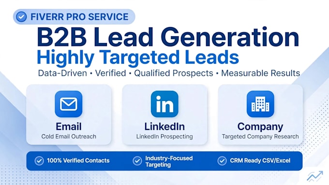 do b2b lead generation linkedin leads and email list