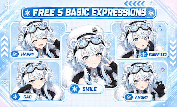 design and rig a custom live2d vtuber model for vtube studio